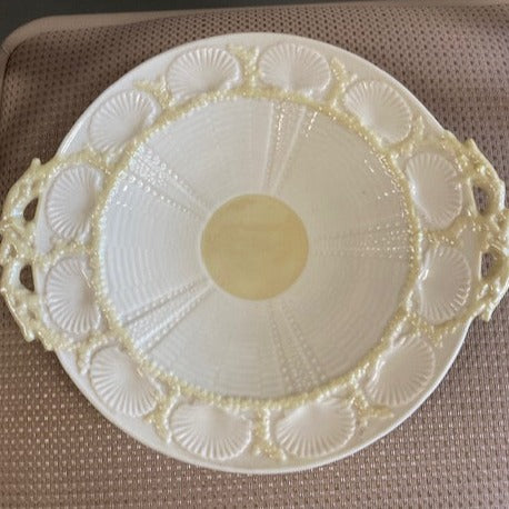Belleek Pottery Plate Shell Lustre