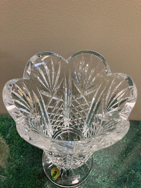 Waterford Crystal 8 Scalloped Vase – Irish Crystal Company