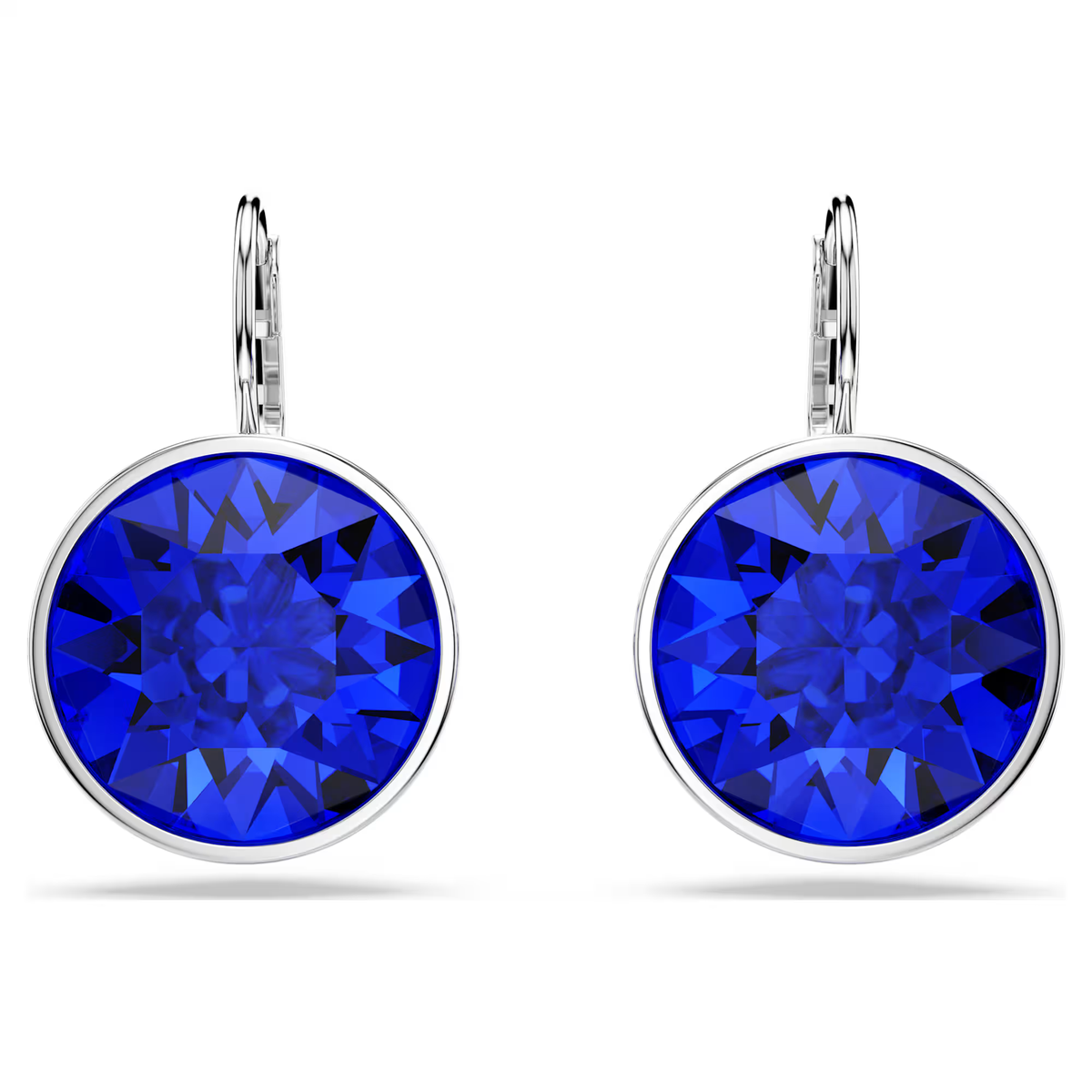 High quality Swarovski Vintage Pierced Earrings Blue New