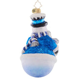 Christopher Radko 2023 NEW Flakey Frosty Ornament