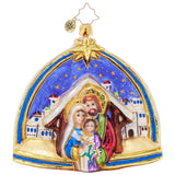 Christopher Radko 2024 NEW Two Scenes Of The Savior Ornament