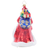 Christopher Radko 2024 Santa's Sparkling Keepsake Ornament