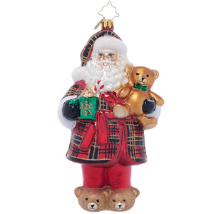 Christopher Radko 2024 NEW Sweet Slumber Treat Santa Ornament