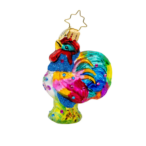 Christopher Radko Radiant Rooster Gem