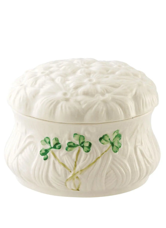 Belleek Pottery Box Daisy Trinket