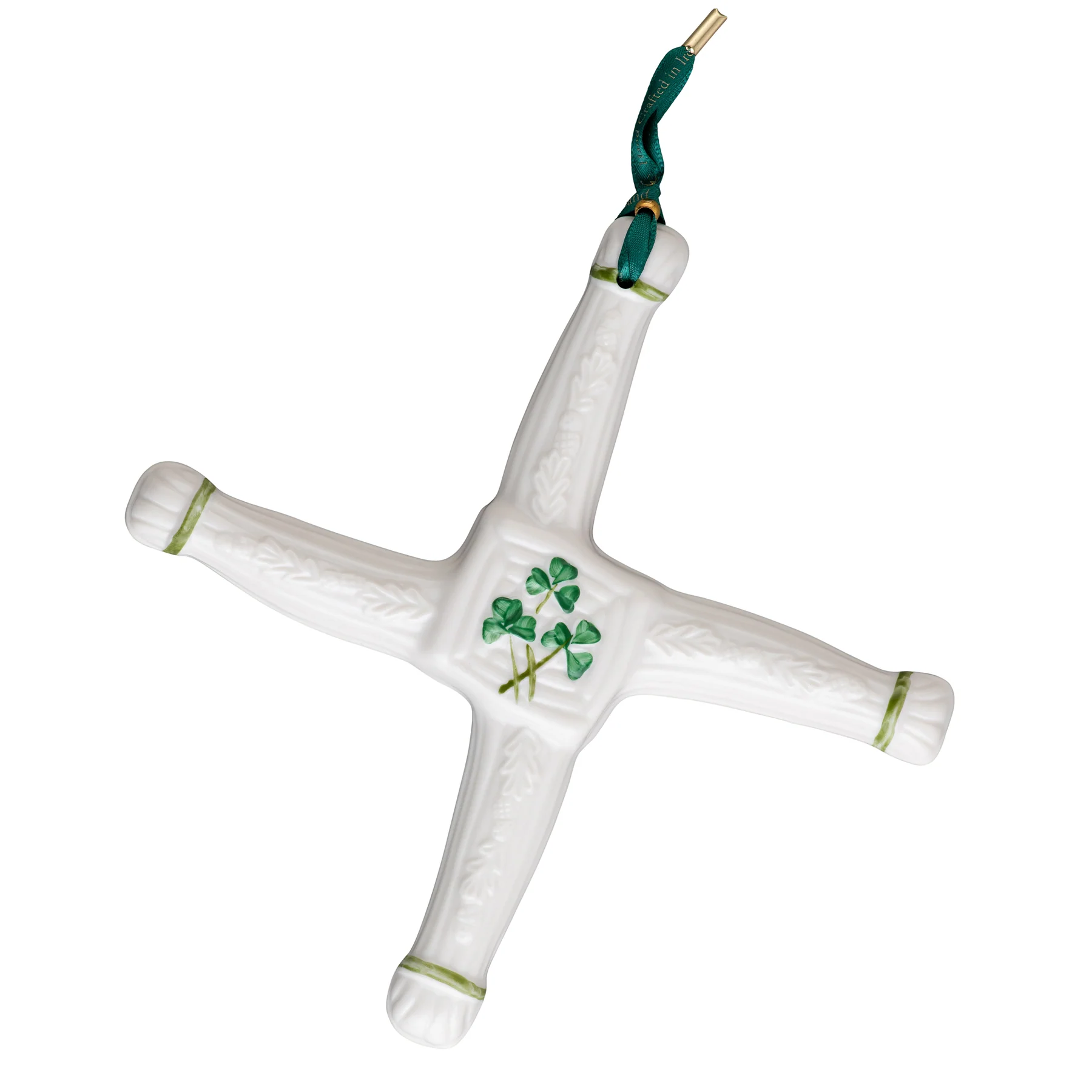 Belleek Pottery 2026 NEW St. Brigid's Cross Ornament