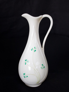 Belleek Pottery Vase Typha Jug 7.25" Vase