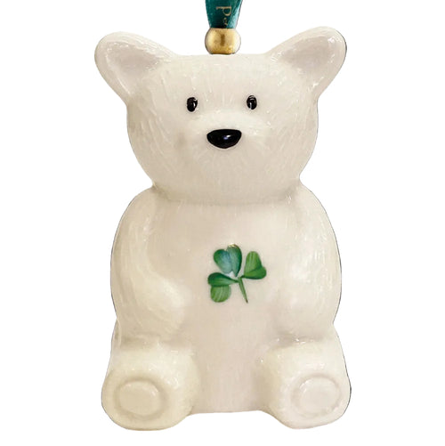 Belleek Bear Ornament
