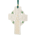 Belleek Pottery 2026 NEW Claddagh Blessing Cross Ornament