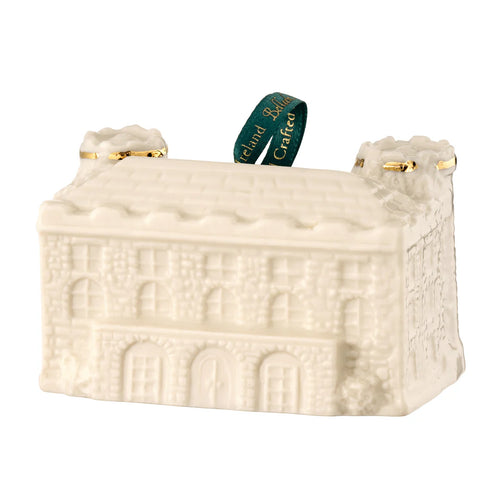 Decorative box shaped like a castle with 'Lismore' branding on a white background