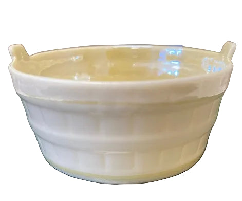 Belleek Pottery Bowl Bushel Basket 2.5"