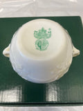 Belleek Pottery Bowl Ivy Sugar 3"