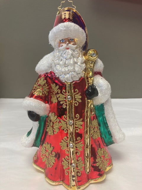 Christopher Radko 2025 NEW Merry & Magnificent Santa Ornament