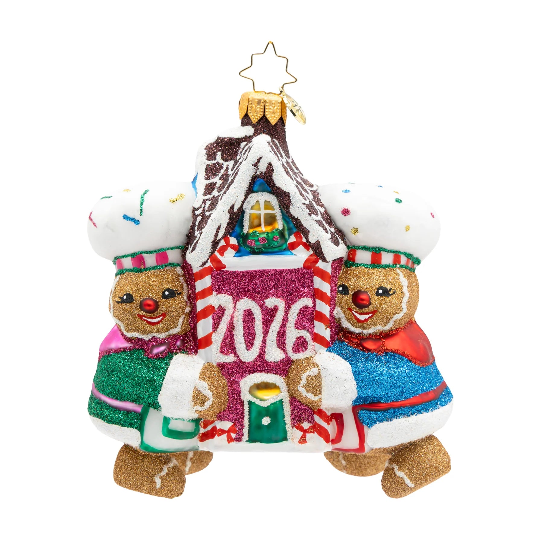 Christopher Radko 2026 Dated Baking Up Joy Gingerbread Ornament