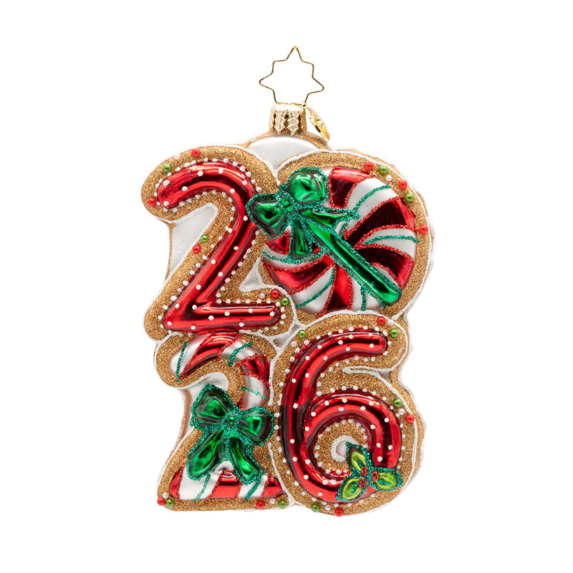 ラウンド型オーナメント♡*゜21 Christopher Radko 2026 NEW Dated Sweet Start Ornament – Irish