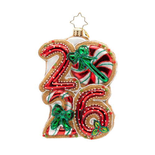 Christopher Radko 2026 NEW Dated Sweet Start Ornament