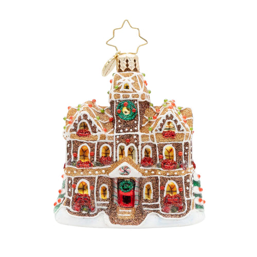 Christopher Radko 2026 NEW Gingerbread Manor Gem