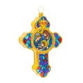 Christopher Radko 2026 NEW Radiant Nativity Cross Ornament