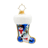 Christopher Radko 2026 NEW Winter Wishes Stocking Gem