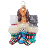 Christopher Radko Puppy Presents Ornament