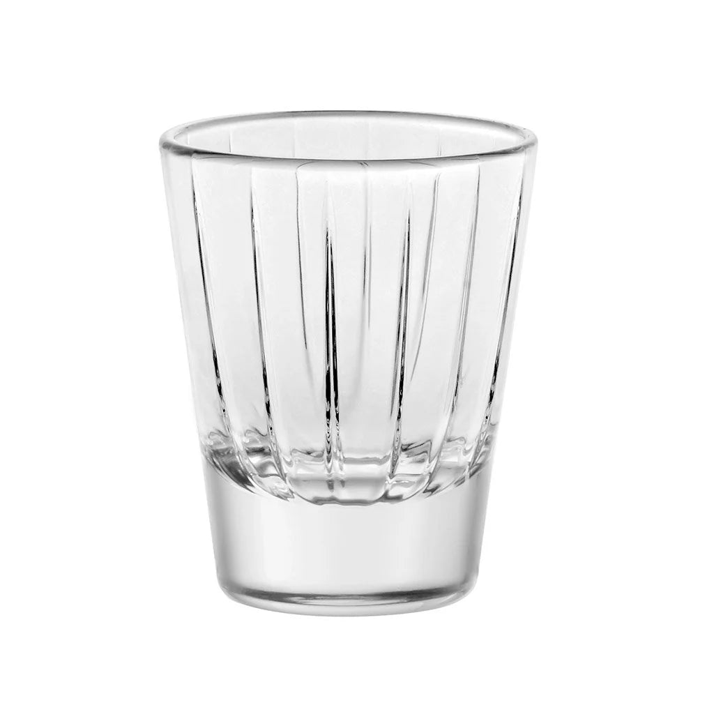 Derry Crystal Vertical Cut Shot Glass Clear
