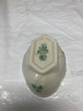 Belleek Pottery Bowl Mini Shamrock Salt Cellar