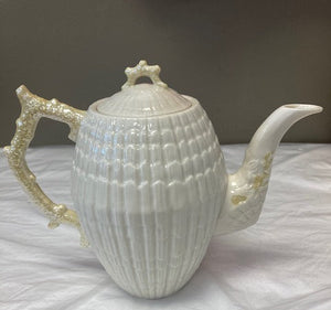 Belleek Pottery Coffee Pot Limpet 