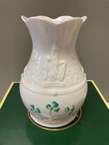 Belleek Pottery Vase Logo 6.25""