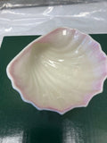 Belleek Pottery Bowl Neptune Pink Shell
