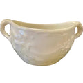 Belleek Pottery Bowl Ivy Sugar 3"