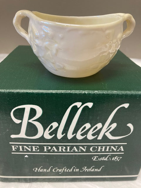 Belleek Pottery Bowl Ivy Sugar 3
