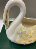Belleek Pottery Bowl Swan Lustre 6"