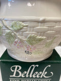 Belleek Pottery Bowl Summer Briar Planter 6"