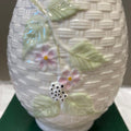 Belleek Pottery Vase Summer Briar 8"