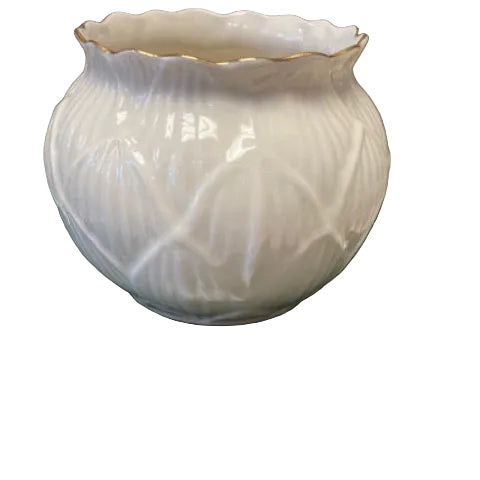 Belleek Pottery Votive Belleek Interantional Society - Irish Petals