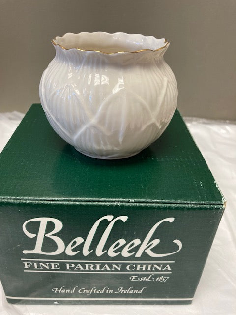 Belleek Pottery Votive Belleek Interantional Society - Irish Petals