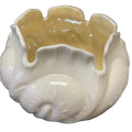Belleek Pottery Bowl Fern Feather 5"