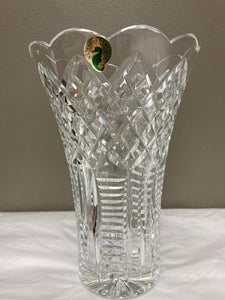 Waterford Crystal 8" Scalloped Vase