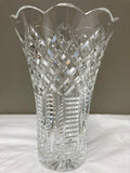 Waterford Crystal 8" Scalloped Vase