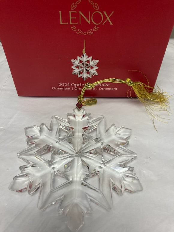 Lenox 2024 Snowflake Ornament