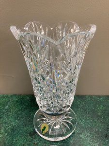 Waterford Crystal 8" Scalloped Vase