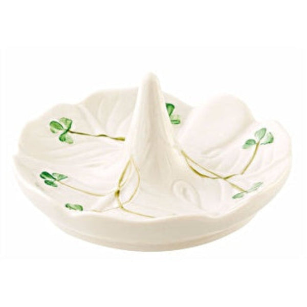 Belleek Shamrock Ringholder