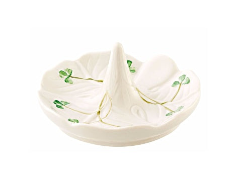Belleek Shamrock Ringholder