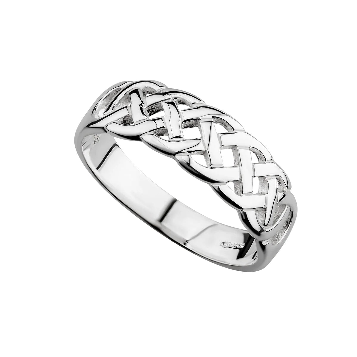 Solvar Sterling Silver Celtic Trinity Knot Ring