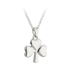 Solvar 2025 NEW Sterling Silver Traditional Shamrock Pendant