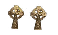 Solvar 10ct Gold Celtic Knot Cross Earrings