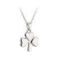 Solvar Rhodium Plated Traditional Shamrock Jewelry Necklace