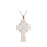Solvar Four Apostles Celtic Cross Pendant Back Side