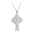 Solvar Sterling SIlver Irish Jewelry Four Apostles Celtic Knot Cross Necklace