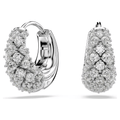 Swarovski 2026 NEW Sublima Rhodium Plated Hoop Earrings